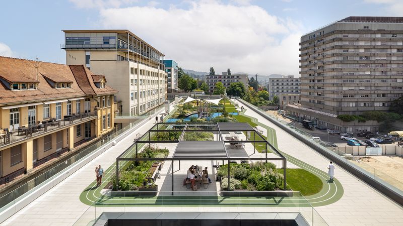 Hôpital des Enfants – Toiture-terrasse – Reto Duriet Photography